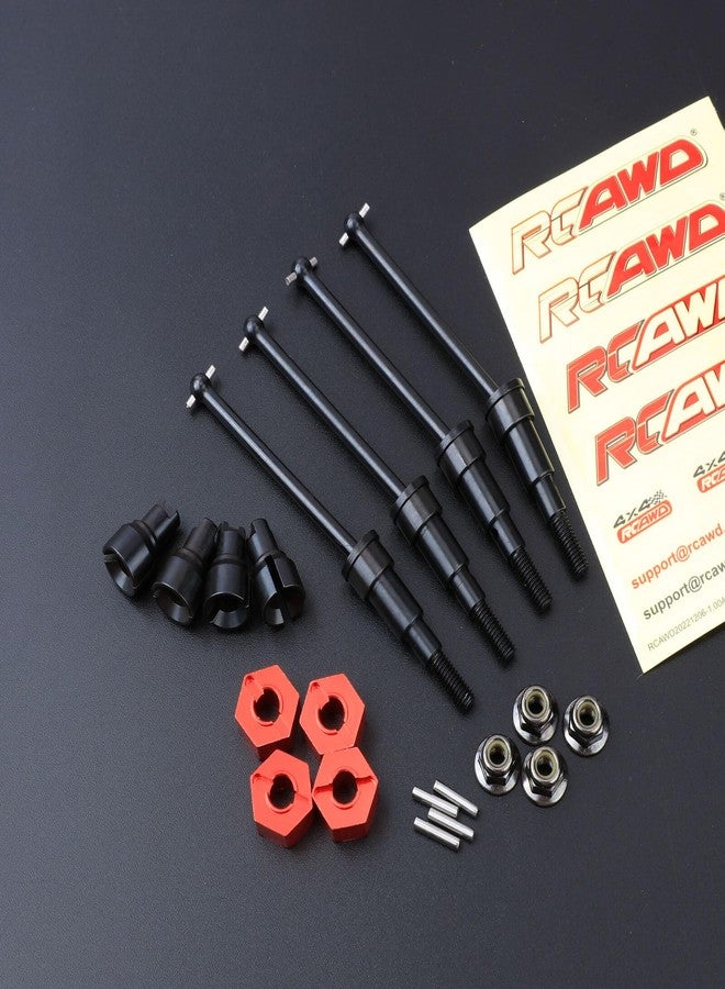 RCAWD Typhon Granite GROM 40CrMo Driveshafts & 7 mm Wheel Hex Set & Diff Outdrive Axles & M4 Wheel Nuts for ARRMA 1/18 1/14 RTR, 60% Upgrade #ARA311198 - Image 4